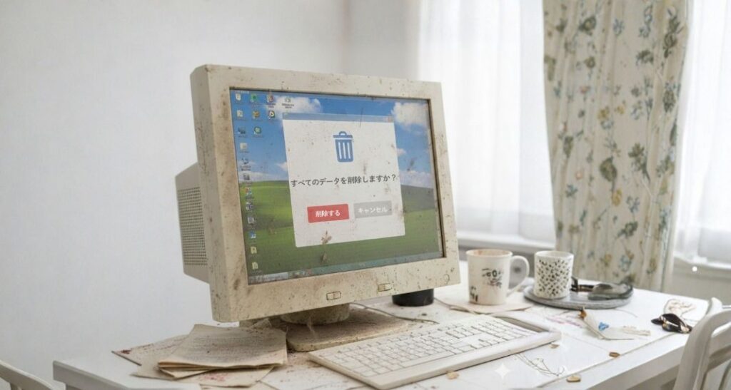 安易に売るのは危険？パソコン売却時のデータ初期化トラブルのイメージ画像